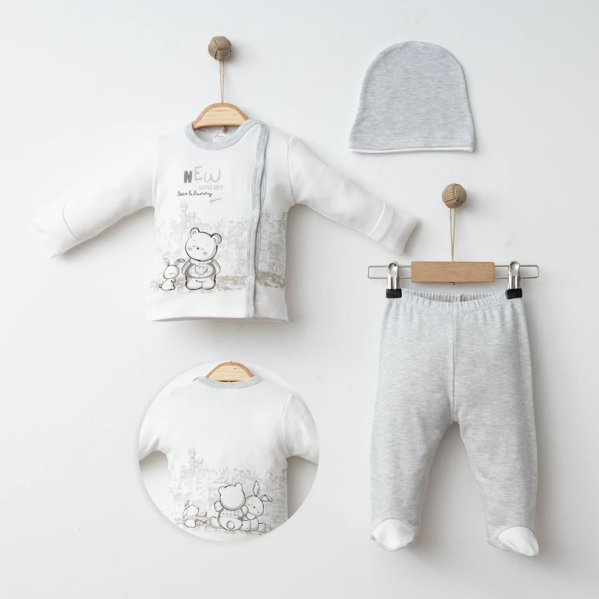 Bebek Hastane Çıkışı 3 Lü Set