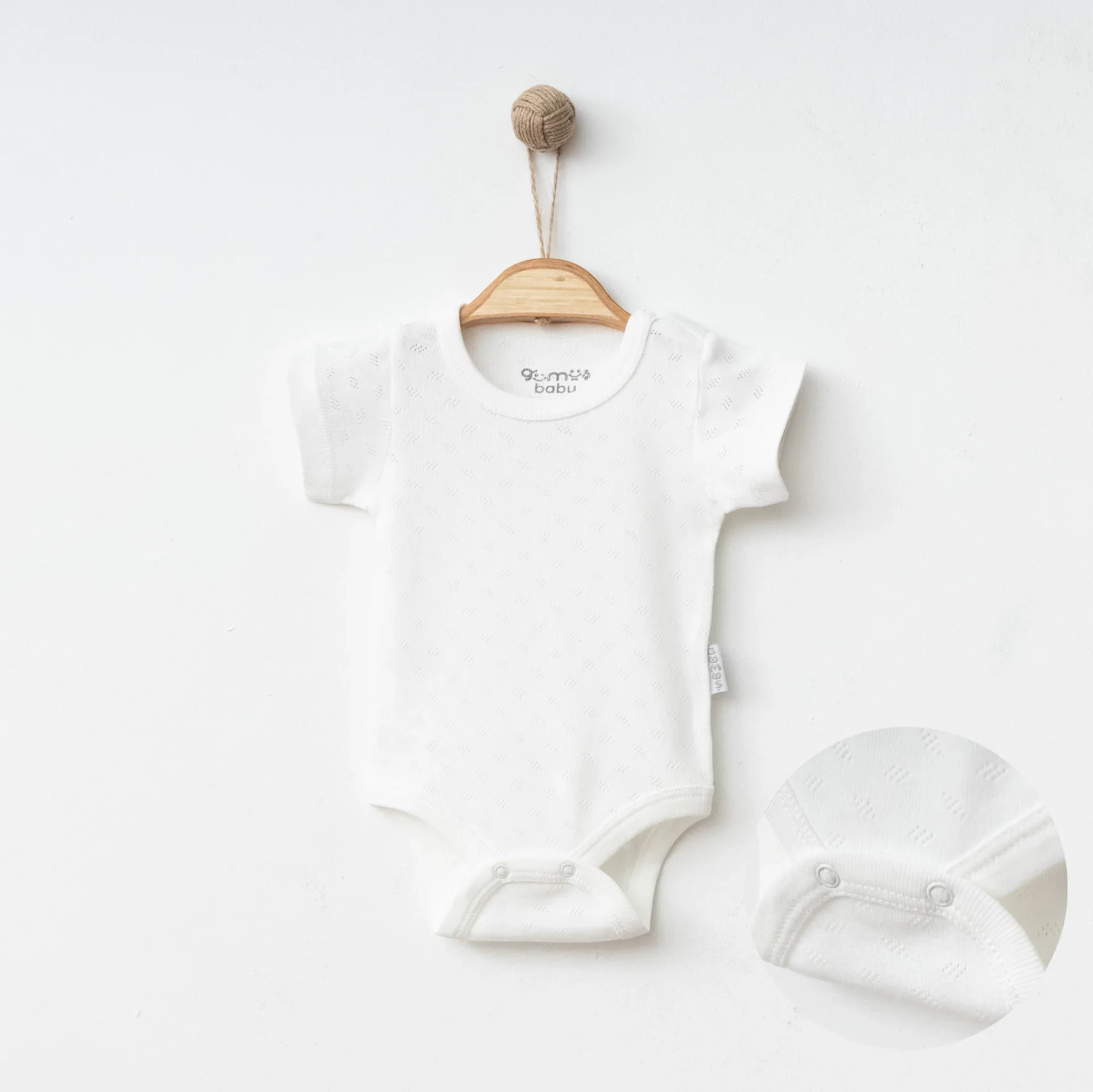 UNISEX BEBEK KISA KOL BADİ KLİMATİK KUMAŞ