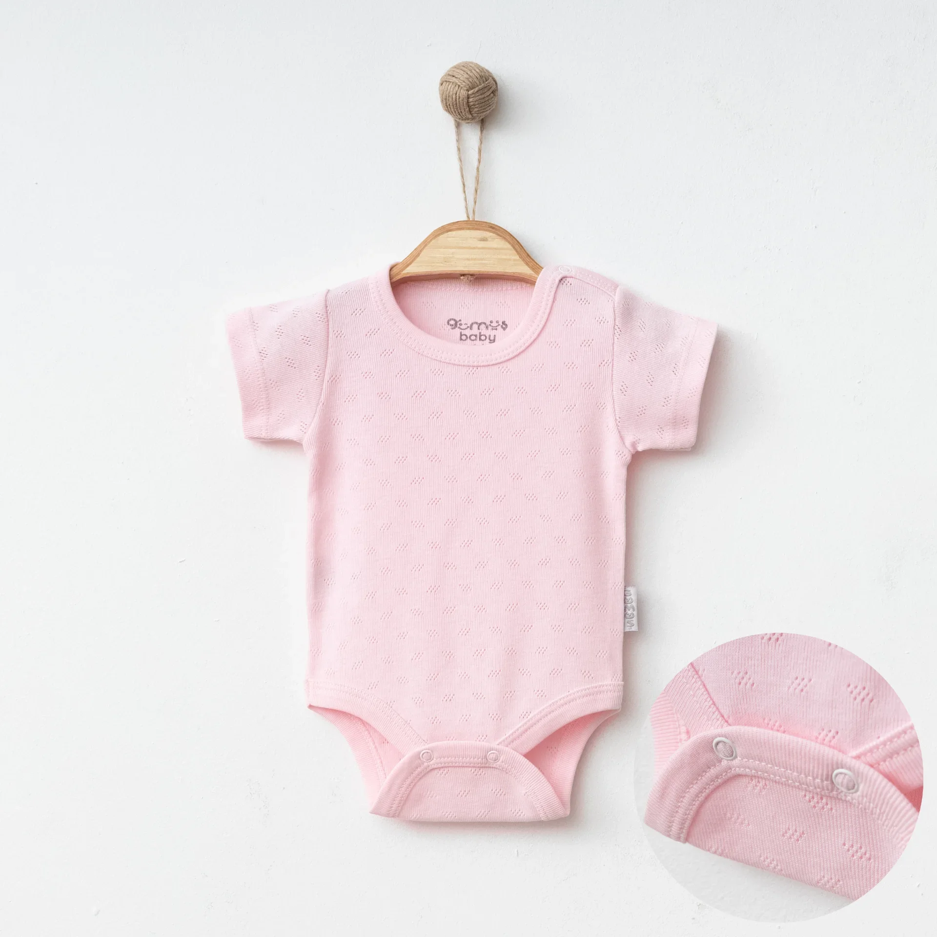 UNISEX BEBEK KISA KOL BADİ KLİMATİK KUMAŞ