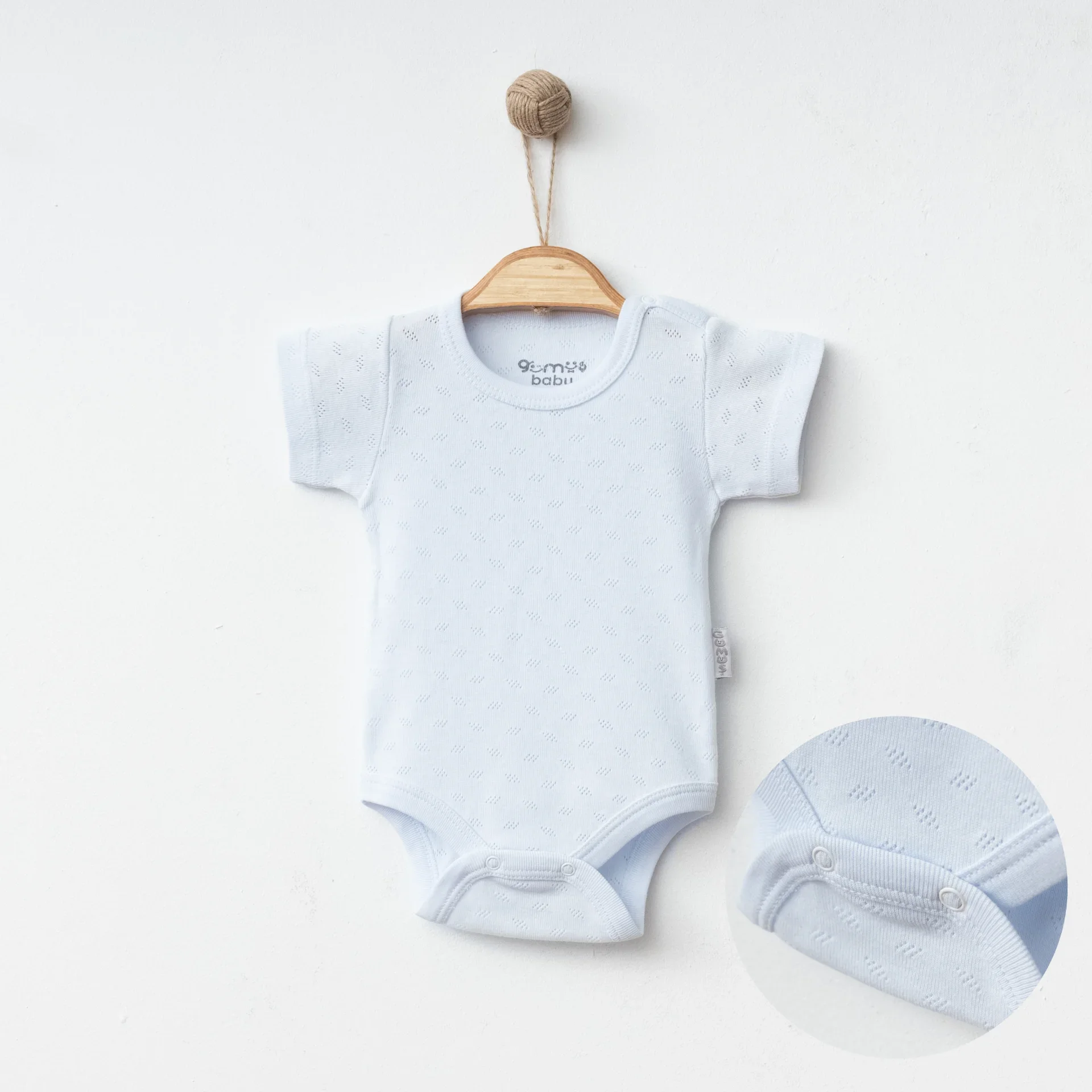 UNISEX BEBEK KISA KOL BADİ KLİMATİK KUMAŞ
