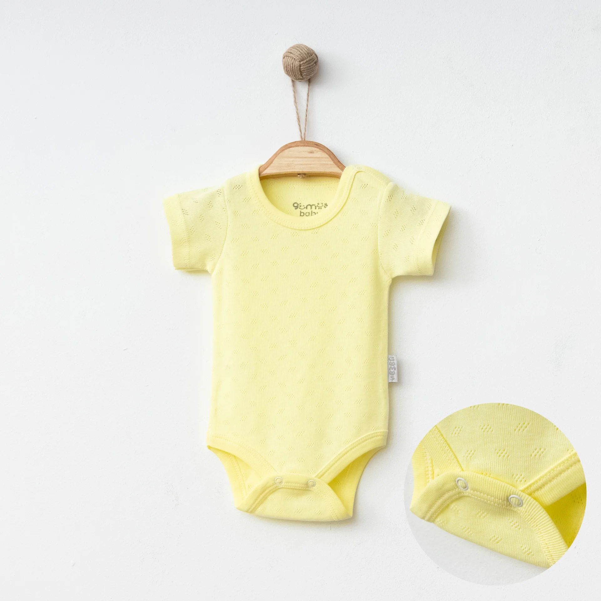 UNISEX BEBEK KISA KOL BADİ KLİMATİK KUMAŞ
